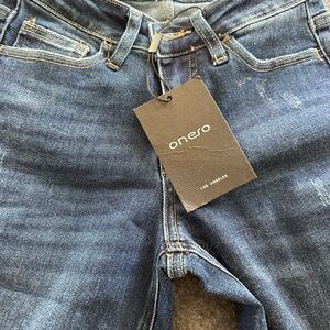 Los Angeles Women's Dark Blue Wide Leg Jeans